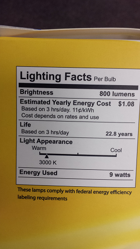 Warranty on a residential grade lighting product