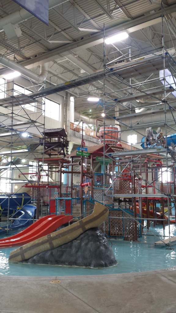high maintenance costs for replacing lighting in a waterpark