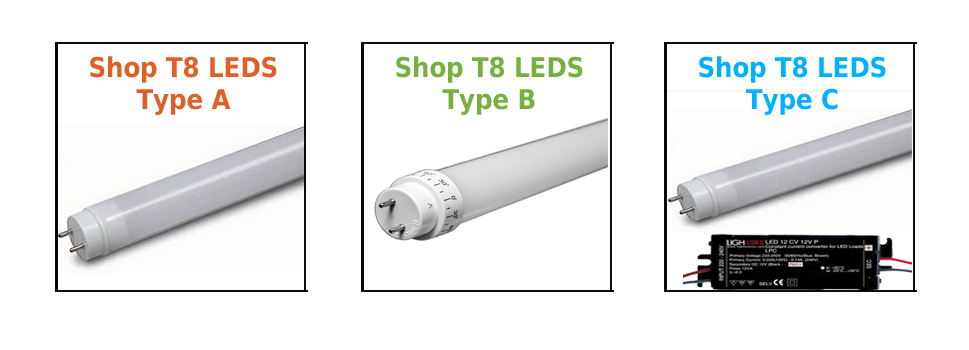 Replace your Fluorescent T8s with LED Bulbs