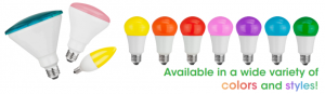 LED Colored Screw-In Lamps